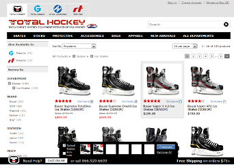 compare products screen