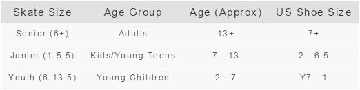 Hockey Jersey Youth Size Chart